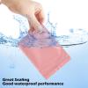 100 Pack Matte Mylar Bags - Smell Proof Bags Mylar Bags for Food Storage Small Business (Pink, 3" X 4.7") view 4