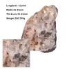 SUNYIK Natural Epidote Stone Geode Cluster, Rough Raw Crystal Rocks Mineral Specimen for Reiki Healing Home Decoration, 200-299g view 2