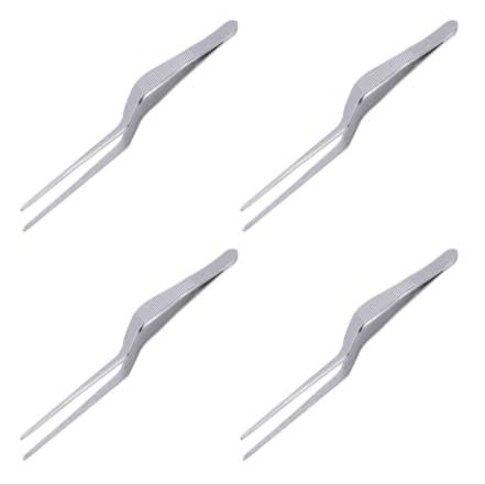 4 Pcs Professional Spiral Design Stainless Steel Lighting Ear Tweezers Ear Clip Dug Earwax Tools Ear Care