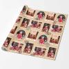 Custom Christmas Wrapping Paper Personalized Fun Gift Wrap Paper with Photo/Funny Face: Made in USA for Kids Boys Girls Baby Men Women Couple 58 inch X 23 inch Per Roll view 3