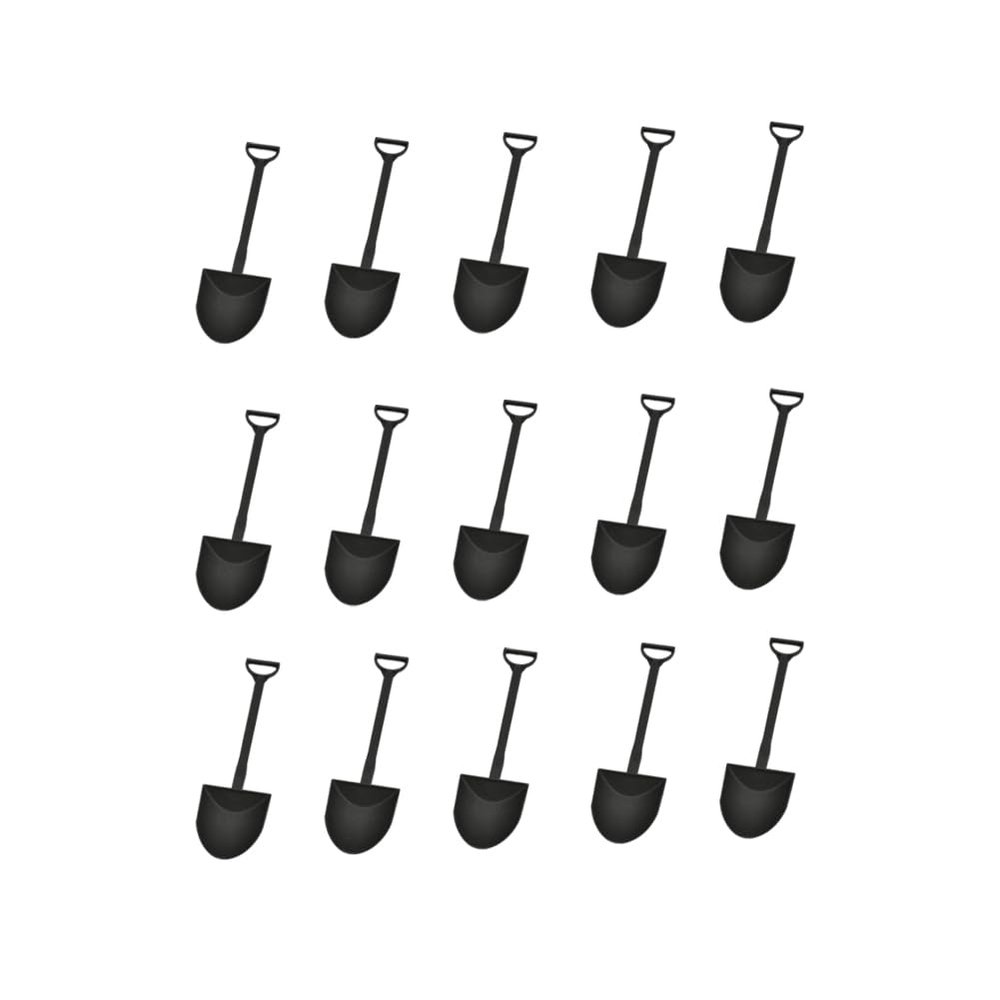 Aliotech 30PCS Plastic Mini Ice Cream Dessert Spoon Shovels Pudding Yogurt Spoons for Family or Party(30Pcs)