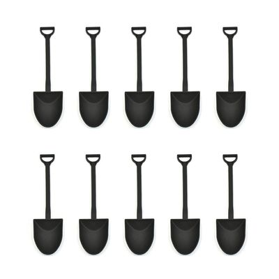 Aliotech 40PCS Plastic Mini Ice Cream Dessert Spoon Shovels Pudding Yogurt Spoons for Family or Party(40Pcs)