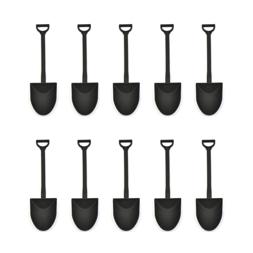 Aliotech 40PCS Plastic Mini Ice Cream Dessert Spoon Shovels Pudding Yogurt Spoons for Family or Party(40Pcs)