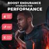 HRDWRK Electrolytes Powder Packets with Magnesium, Potassium Sodium, Keto Hydration - BCAA Electrolyte Powder Packets with Glutamine, 30 Electrolytes Powder Packets Sugar Free (Fruit Blast) view 2