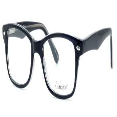 Calabria Enhance 3926 Panthos Reading Glasses +0.50 Black Crystal Women