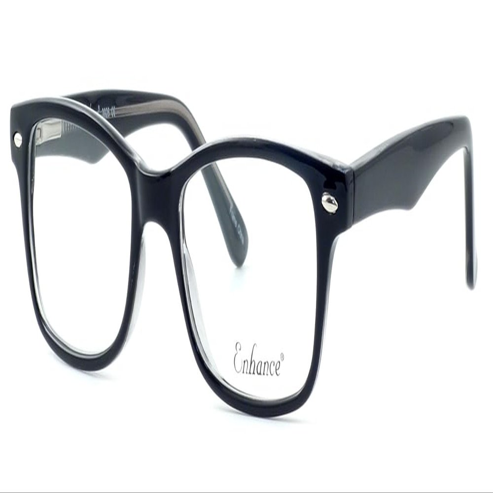 Calabria Enhance 3926 Panthos Reading Glasses +0.50 Black Crystal Women