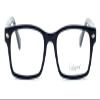 Calabria Enhance 3928 Kids Rectangular Reading Glasses +1.50 Black Crystal Girls view 2