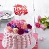 12 Styles Happy Valentine's Day Cake Topper Red Glitter Valentine Cake Topper Sweet Cupid Heart Cupcake Topper Food Picks Cake Decorations for Valentine's Day Wedding Gifts Party Suppliers view 3
