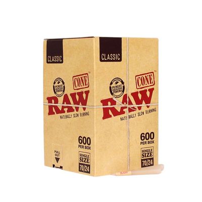 Raw Classic Bulk 70/24 Cones 600 Count
