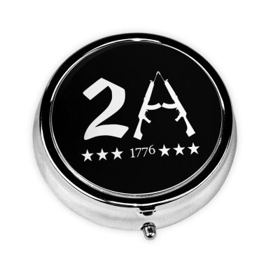 2A 1776 Round Pill Box Streamline Daily Medication Routine