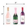 Gift Boutique 100 Wine Sipping Cocktail Napkins Disposable Paper Spirit Champagne Bottle Cute Fun Bar Tasting Dinner Hand Napkin Birthday Tea Room view 3