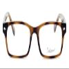 Calabria Enhance 3928 Kids Rectangular Blue Light Blocking Reading Glasses +0.00 Tortoise Havana Brown Gold Girls view 2