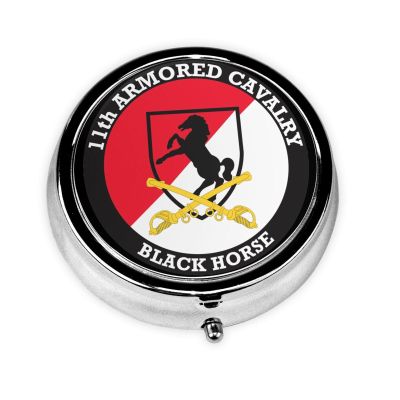 11th Armored Cavalry Regiment Round Pill Box Streamline Daily Medication Routine