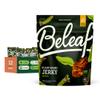 Beleaf Wasabi Plant-Based Jerky: High-Protein Snack  Healthy and Flavorful Vegan Jerky for On-the-Go Energy  Tasty Meatless, Vegetarian Meat Alternative (12 Pack) view 1