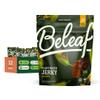Beleaf Jalapeo Plant-Based Jerky: High-Protein Snack  Healthy and Flavorful Vegan Jerky for On-the-Go Energy  Tasty Meatless, Vegetarian Meat Alternative (12 Pack) view 1
