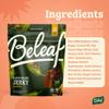 Beleaf Jalapeo Plant-Based Jerky: High-Protein Snack  Healthy and Flavorful Vegan Jerky for On-the-Go Energy  Tasty Meatless, Vegetarian Meat Alternative (12 Pack) view 3
