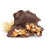 Chocolate Caramel Macadamia Nut Clusters Gift Box - by It's Delish | 12 OZ Premium Dark Chocolate Covered Nuts with Carmel Cluster | Christmas Gifts Box of Chocolates Candy Nut Turtles with Macadamias  Vegan, Kosher view 3