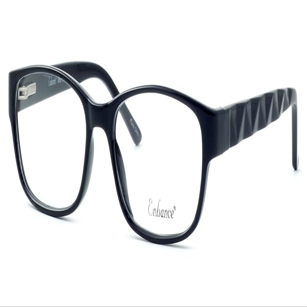 Calabria Enhance 3959 Oval Reading Glasses +2.50 Black Women