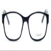 Calabria Enhance 3959 Oval Reading Glasses +2.50 Black Women view 2