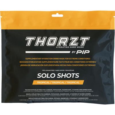 PIP Thorzt Tropical Solo Shots, 50 ct, Hydration Packets, Electrolytes, Vitamins, Amino Acids, Sugar Free