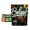 Beleaf Spicy Plant-Based Jerky: High-Protein Snack  Healthy and Flavorful Vegan Jerky for On-the-Go Energy  Tasty Meatless, Vegetarian Meat Alternative (12 Pack) view 1