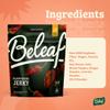 Beleaf Spicy Plant-Based Jerky: High-Protein Snack  Healthy and Flavorful Vegan Jerky for On-the-Go Energy  Tasty Meatless, Vegetarian Meat Alternative (12 Pack) view 3
