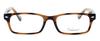 Calabria Enhance 3928 Kids Rectangular Blue Light Blocking Reading Glasses +4.00 Tortoise Havana Brown Gold Girls view 2