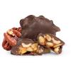 Chocolate Caramel Pecan Nut Clusters Gift Box - by It's Delish | 12 OZ Premium Dark Chocolate Covered Nuts with Carmel Clusters | Christmas Gifts Box of Chocolates Candy Nut Turtles with Pecans  Vegan, Kosher view 3