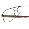 Calabria Enhance 4106 Rectangular Reading Glasses +2.75 Brown Men 63mm view 4
