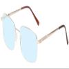 Calabria Enhance 4106 Rectangular Blue Light Blocking Reading Glasses +3.00 Gold Men 60mm view 1