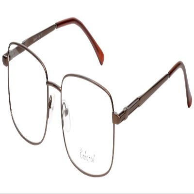Calabria Enhance 4106 Rectangular Reading Glasses +0.75 Brown Men 60mm