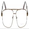 Calabria Enhance 4106 Rectangular Reading Glasses +5.00 Brown Men 63mm view 2