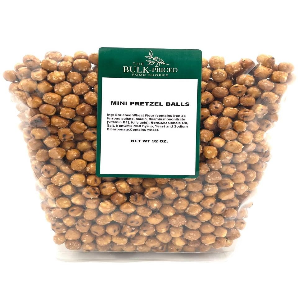 Mini Pretzel Balls NonGMO (2lb. Resealable Zip Lock Bag)