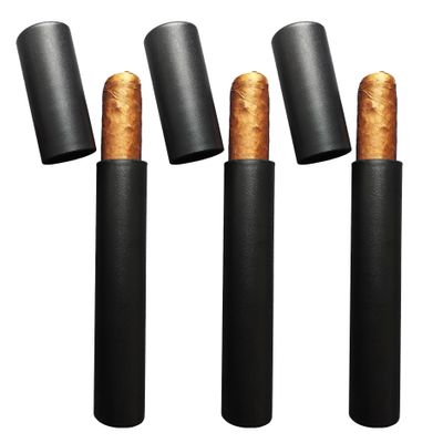 EWT Telescopic Airtight Cigar Travel Tube Crush Proof Humidor 8" & 68R (3X Single, 68R)