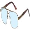 Calabria Enhance 4106 Rectangular Blue Light Blocking Reading Glasses +1.25 Brown Men 63mm view 1