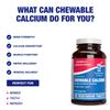 Chewable Calcium Supplement for Women - Clinical Bone Supplement with Chewable Calcium with Vitamin D Magnesium and Boron Complex for Bone Health & Strength Support - Made in The USA - 30 Servings view 3