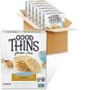 Good Thins Sesame Rice Snacks Gluten Free Crackers, Bulk Snack Crackers, 6-3.5 oz Boxes view 1