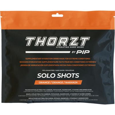 PIP Thorzt Orange Solo Shots, 50 ct, Hydration Packets, Electrolytes, Vitamins, Amino Acids, Sugar Free