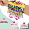 Sensory Aids for Alzheimer Patients for Therapy and Anxiety Relief Autistic Dementia Sensory Mat Fidget Wrist Cuff ASD ADHD OCD (Orange) view 3