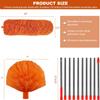 20 Feet High Reach Duster Kit with 2-14 ft Extension Pole, Cobweb & Corner Brush Cleaning Duster Kit for Cleaning, Microfiber Feather Duster Cleaner with Washable Head for Ceiling Fan, Furniture, Home view 2