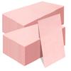 100 Pieces 3-ply Light Pink Paper Napkins 13 x 15.7 Inches Guest Towels Disposable Bathroom Paper Hand Towels for Bathroom Kitchen Wedding Birthday Party Disposable Napkins view 1