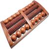 Boscaiola24 Foot Wooden Massager with Multi Roller 13"| Rosewood Unisex Massager for Full Body Pain Relief | Relieves Muscle Pain | Gives Acupressure on Bottom of Foot view 1