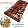 Boscaiola24 Foot Wooden Massager with Multi Roller 13"| Rosewood Unisex Massager for Full Body Pain Relief | Relieves Muscle Pain | Gives Acupressure on Bottom of Foot view 2