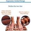 Boscaiola24 Foot Wooden Massager with Multi Roller 13"| Rosewood Unisex Massager for Full Body Pain Relief | Relieves Muscle Pain | Gives Acupressure on Bottom of Foot view 3