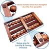 Boscaiola24 Foot Wooden Massager with Multi Roller 13"| Rosewood Unisex Massager for Full Body Pain Relief | Relieves Muscle Pain | Gives Acupressure on Bottom of Foot view 4