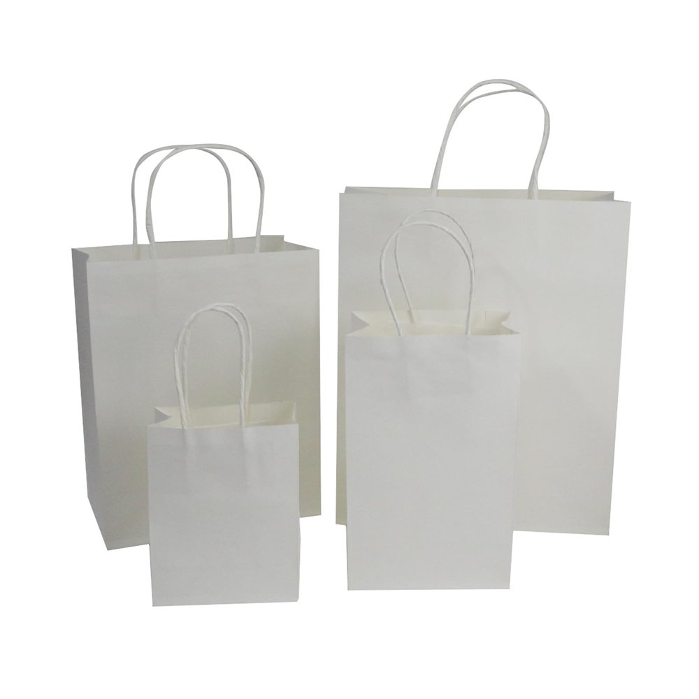 100 Pcs thick Kraft Paper Bags ,Mix sizes Shopping Bags with handles BulkCraft Gift Bags, Retail Bags, Recycled , Brown Paper Bags for WeddingPackaging, Birthday PartyBusiness, Goody and Kraft Merchandise Bag (Mix Size 100pk(Mini,Small,Medium,Larg