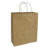 100 Pcs thick Kraft Paper Bags 10x12x4"Large Shopping Bags with handles BulkCraft Gift Bags, Retail Bags, Recycled Bulk, Brown Paper Bags for WeddingPackaging, Birthday PartyBusiness, Goody and view 4