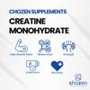 ChoZen Supplements Creatine Monohydrate Powder - 5g (5000mg) | Single Serve Packets | 35 Stick Packs | Keto Friendly | Vegan view 3