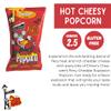 Elmer's Hot Cheesy Popcorn, Spicy Heat and Delicious Cheesiness, Popped in Coconut Oil, Gluten-Free, No MSG, 2.5 oz Bags, Pack of 3 view 2