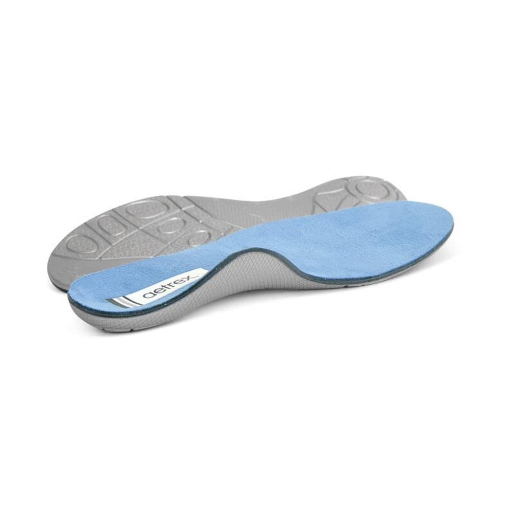 Aetrex L1600 Premium Casual Cloud Like Comfort Orthotics-Plantar Fasciitis Insoles for Men-Inserts for Flat Feet, High Arch